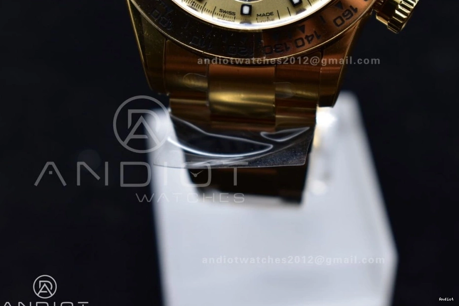 116505 Stylish Bracelet V Edition 1:1 Black Dial SA4130 Clean Best Daytona Markers on 399 YG YG 0727